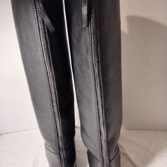 Franco sarto (nwot)black Leather Knee-High Boots women's size 9M - Picture 4 of 14